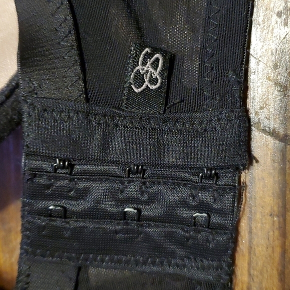 𝅺JESSICA Simpson Black Lace Bra Sz 38D - Picture 3 of 5